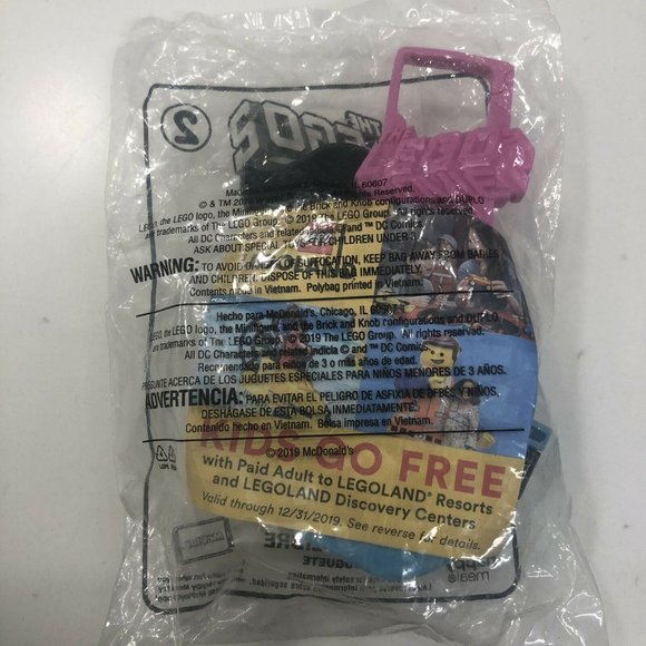 2019 The Lego Movie 2 The Second Part Wyldstyle #2 Happy meal Toy McDonalds - Picture 5 of 9